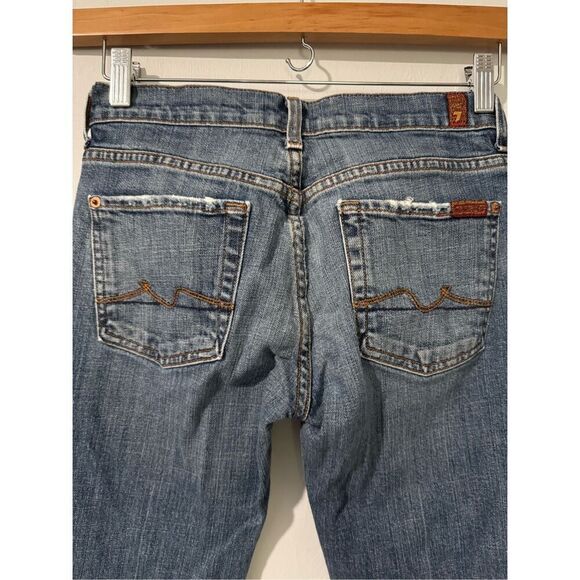 7 for all Mankind Boy cut button fly jeans 27 - Picture 5 of 8